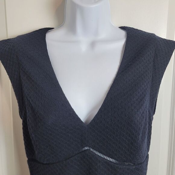 REBECCA TAYLOR Navy Fit And Flare Dress - Picture 6 of 10